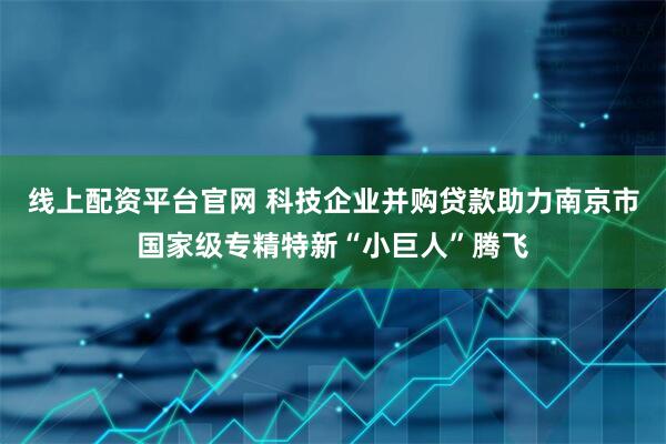 线上配资平台官网 科技企业并购贷款助力南京市国家级专精特新“小巨人”腾飞